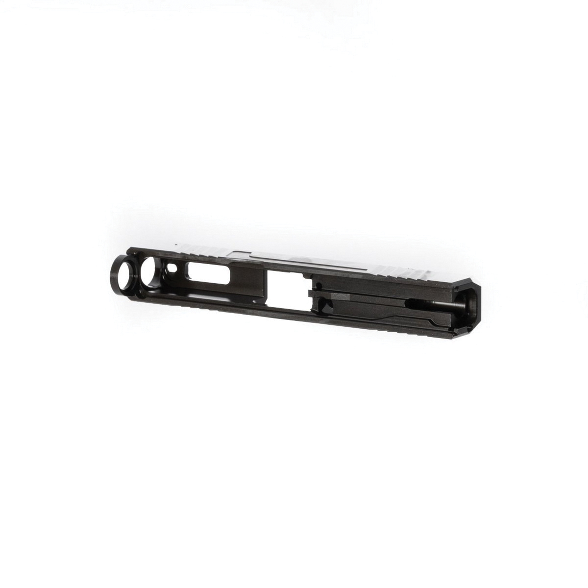 Brownells Premium Windowed Slide Fits Glock G43, Black - Brownells