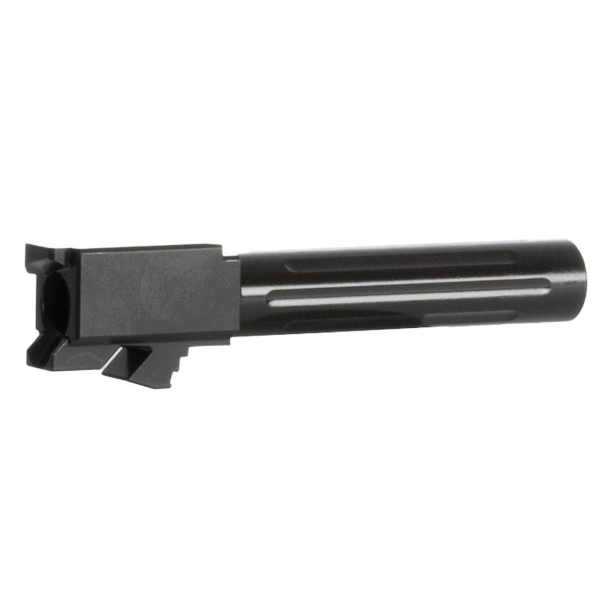 Brownells Non-Threaded Fluted Barrel 9mm Fits Glock Gen 1-5 G19, Black