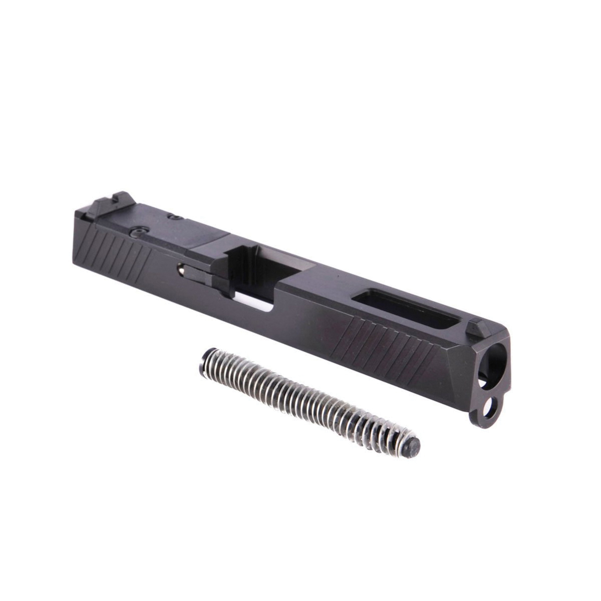 Brownells Windowed Slide Assembly Fits Glock G17, Black - Brownells