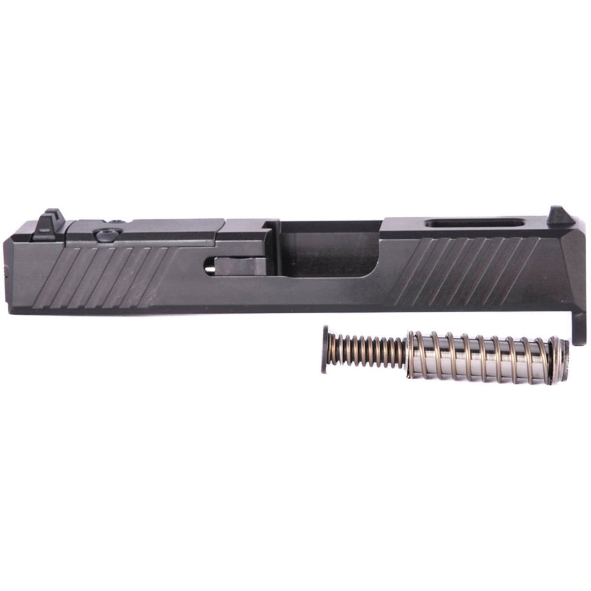 Brownells Windowed Slide Assembly Fits Glock G43, Black - Brownells