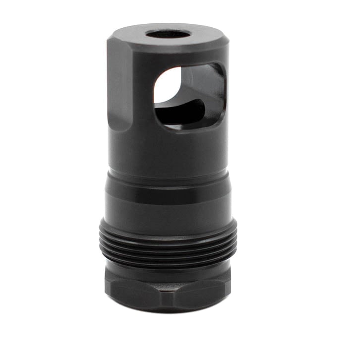 Rearden SPB Square Shoulder Muzzle Brake 1/2-28, Black - Rearden