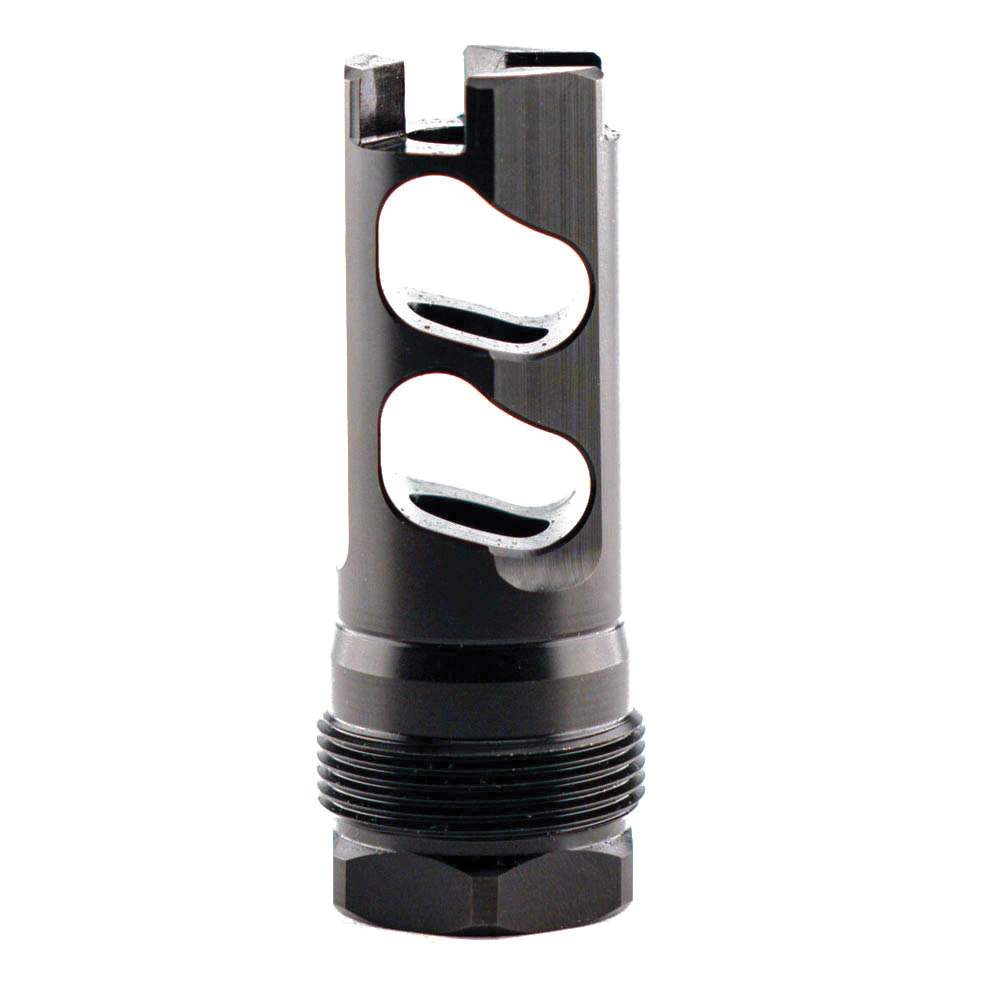 Rearden DPB Square Shoulder Muzzle Brake 1/2-28, Black - Rearden
