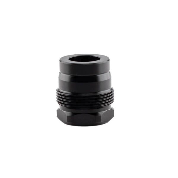 Rearden Mini Square Shoulder Muzzle Brake 1/2-36, Black - Rearden