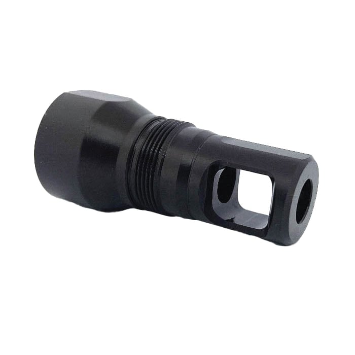 Rearden Blyat Face Mount Shoulder Muzzle Brake M26x1.5 LH, Black - Rearden