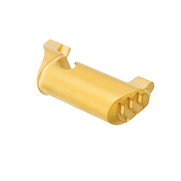 Tyrant Designs CNC Extended Magazine Release Fits Smith & Wesson M&P 9, Gold - Tyrant Designs Cnc