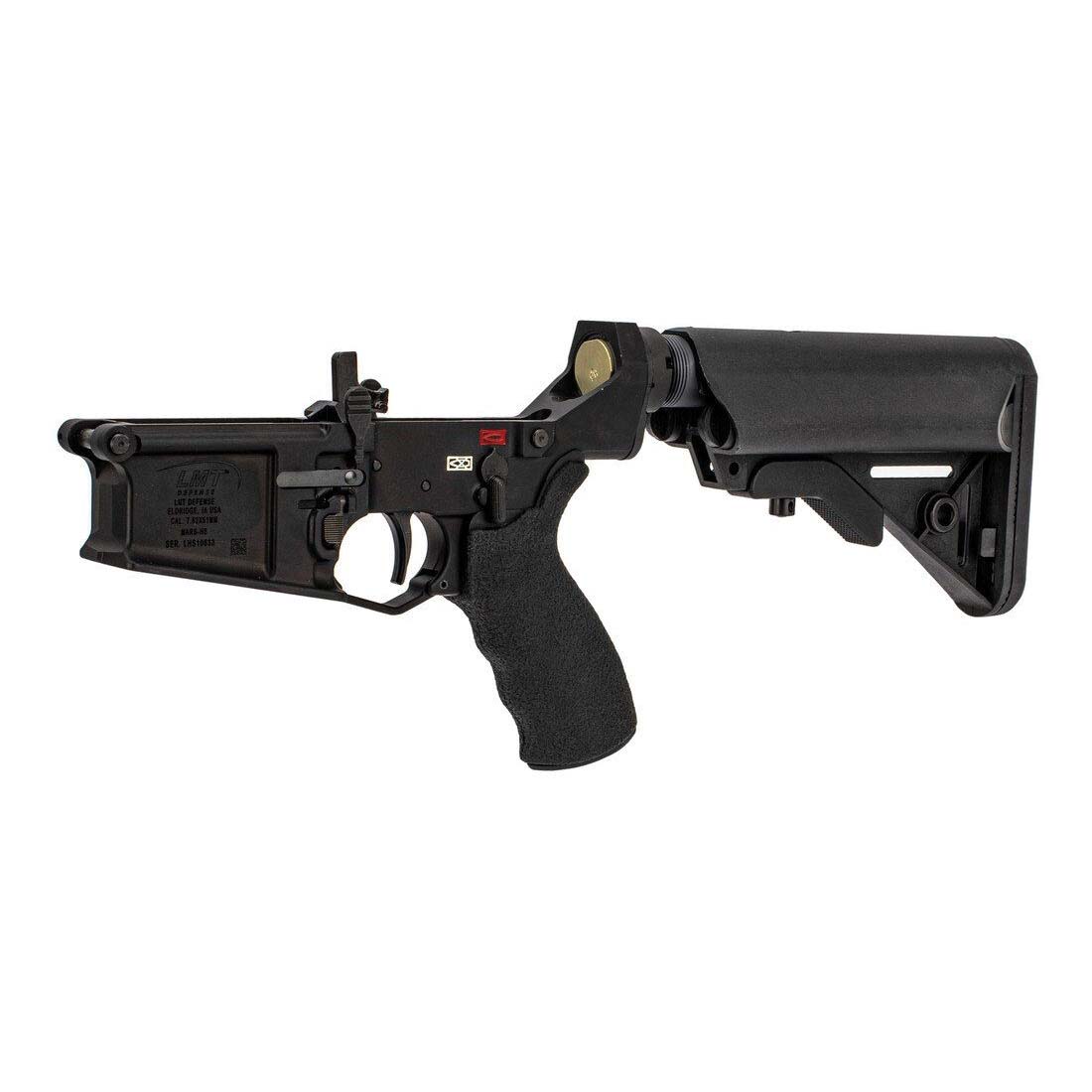 LMT Defense Mars-H Complete Lower w/SOPMOD Buttstock 7.62x51mm/6.5 Creedmoor, Black - Lmt Defense