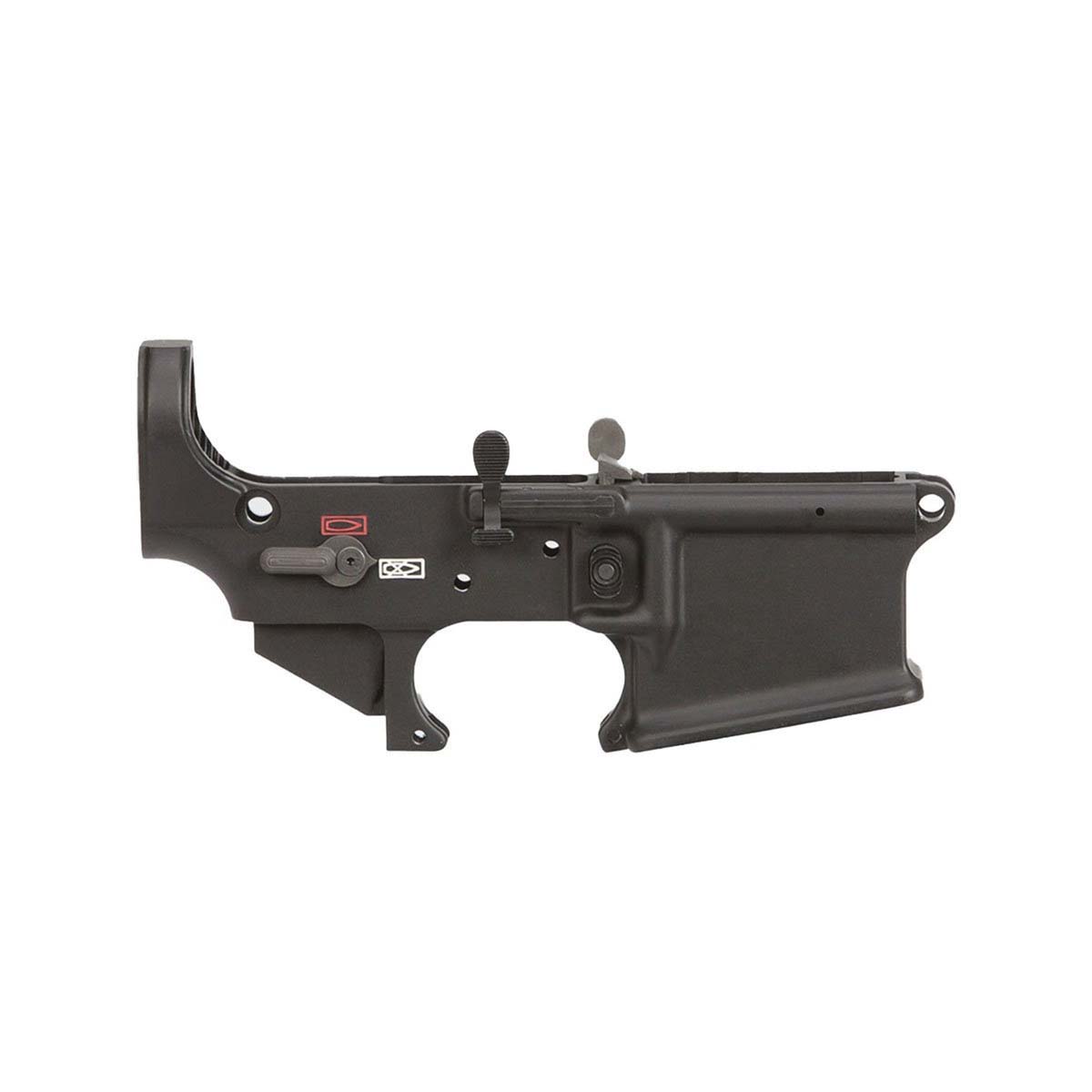 LMT Defense Mars-L Stripped Lower 5.56x45mm/.300 AAC Blackout/6.8 SPC/.204 Ruger, Black - Lmt Defense