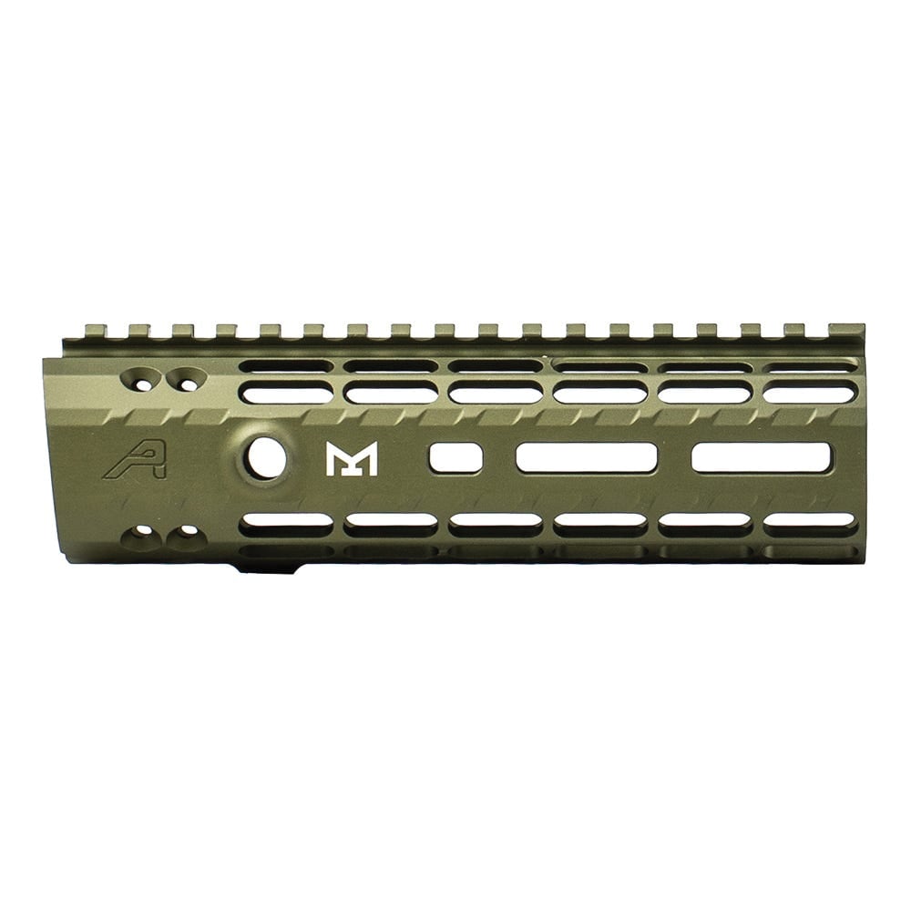 Aero Precision AR-15 Gen 2 Enhanced M-LOK Free-Float Handguard 7.30", OD Green - Aero Precision