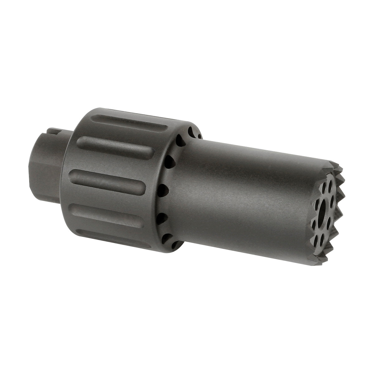 Midwest Industries Alpha Blast Diverter M14x1, Black - Midwest Industries