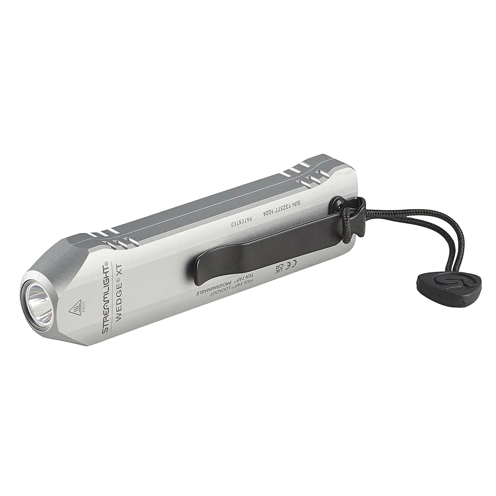 Streamlight Wedge XT Ultra-Compact Rechargeable EDC Flashlight, 500 lm Silver - Streamlight