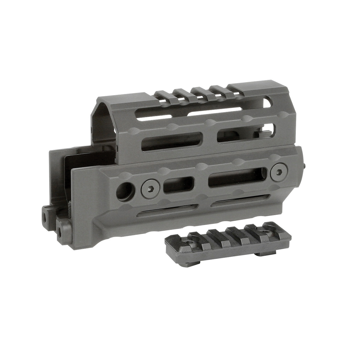 Midwest Industries AK Alpha M-LOK Drop-In Handguard 4.63", Black - Midwest Industries