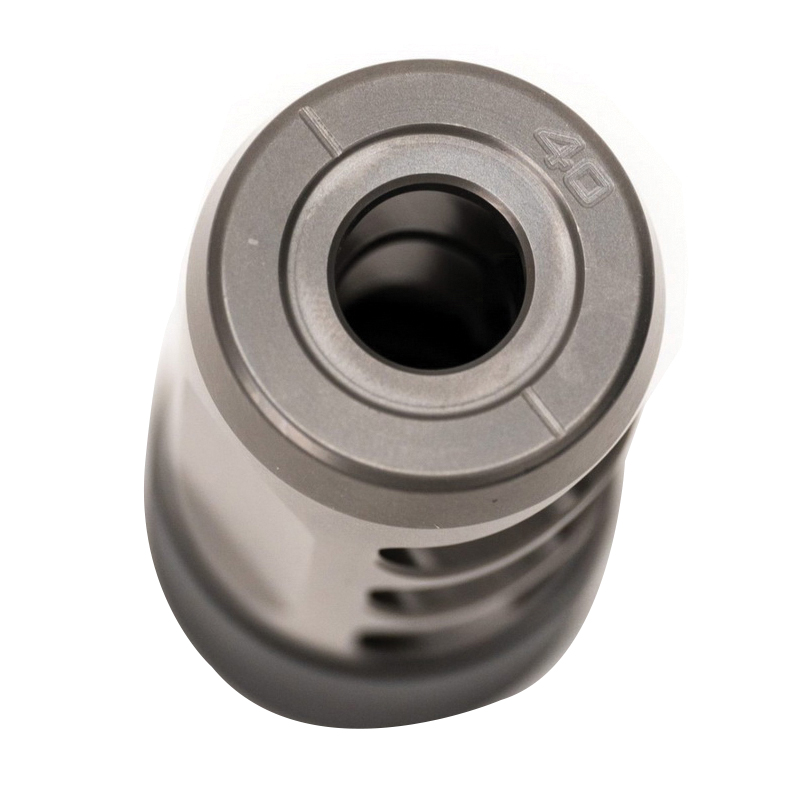 Area 419 Hellfire-Ti Self Timing Muzzle Brake 5/8-24, Gray - Area 419