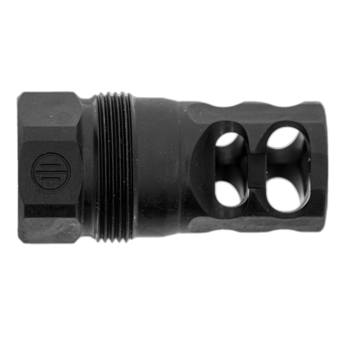 Primary Weapons Systems FRC 2-Port Tapered Compensator 1/2-28, Black - Primary Weapons Systems