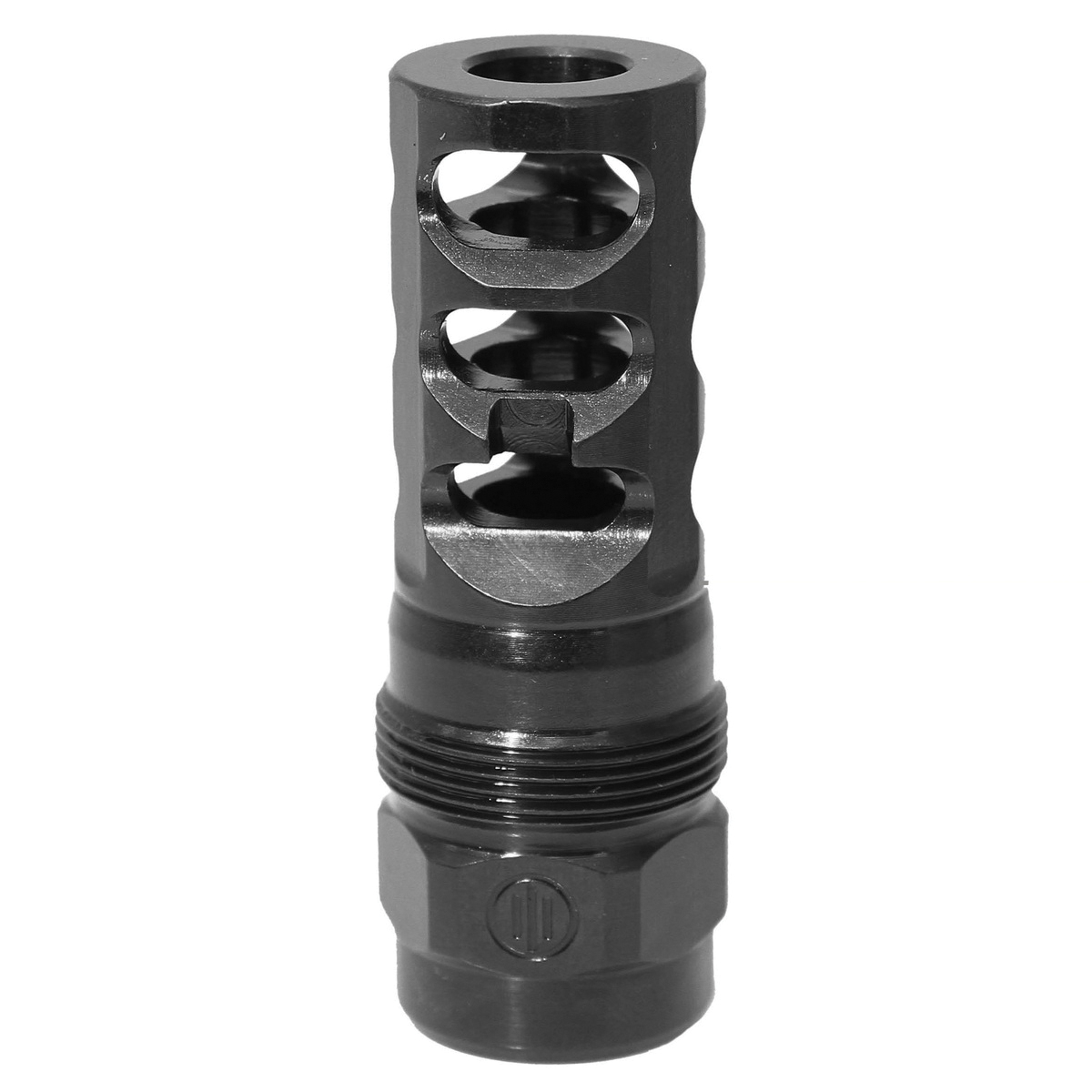 Primary Weapons Systems FRC 2-Port Tapered Compensator 5/8-24, Black - Primary Weapons Systems
