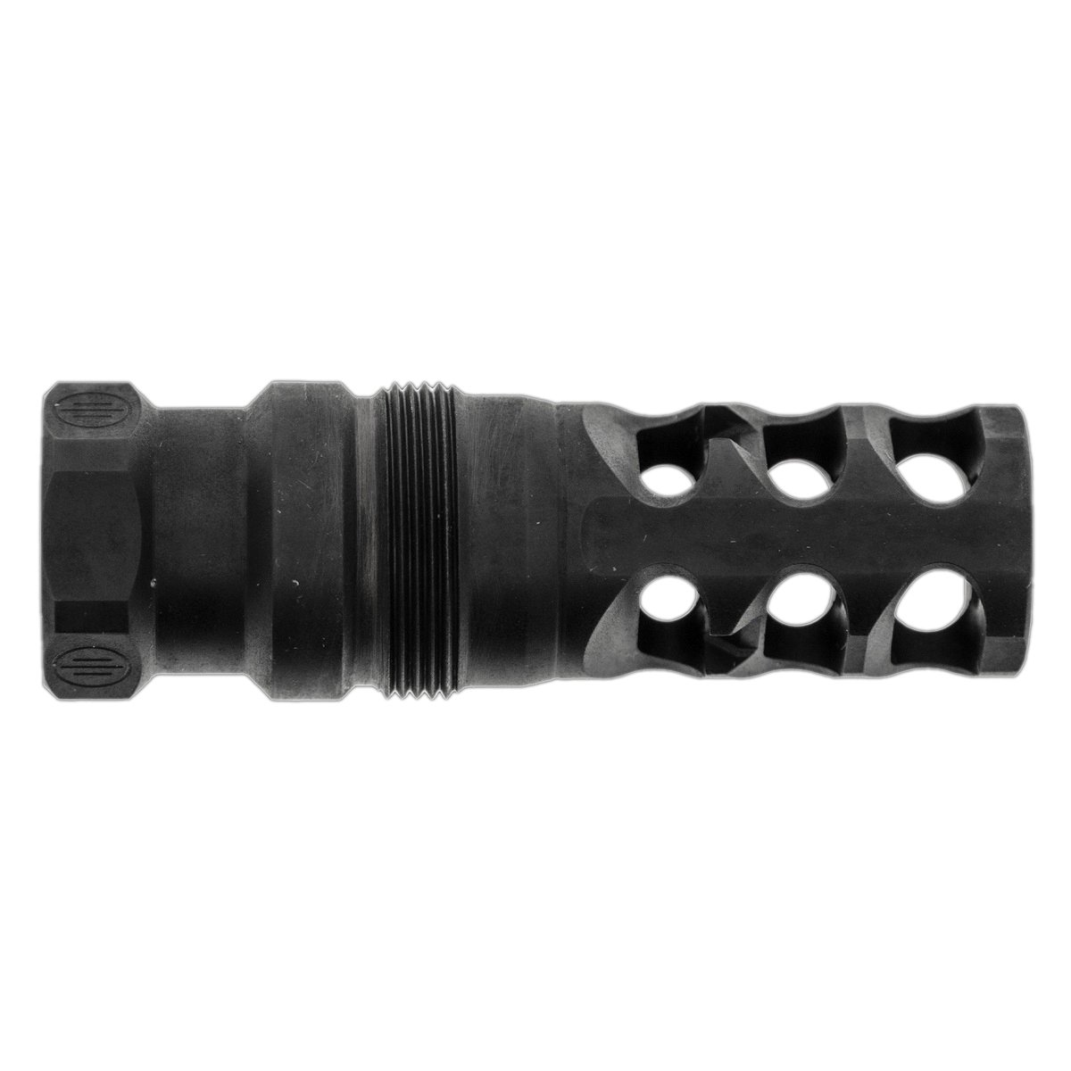 Primary Weapons Systems FRC 3-Port Flat Compensator 1/2-28, Black - Primary Weapons Systems