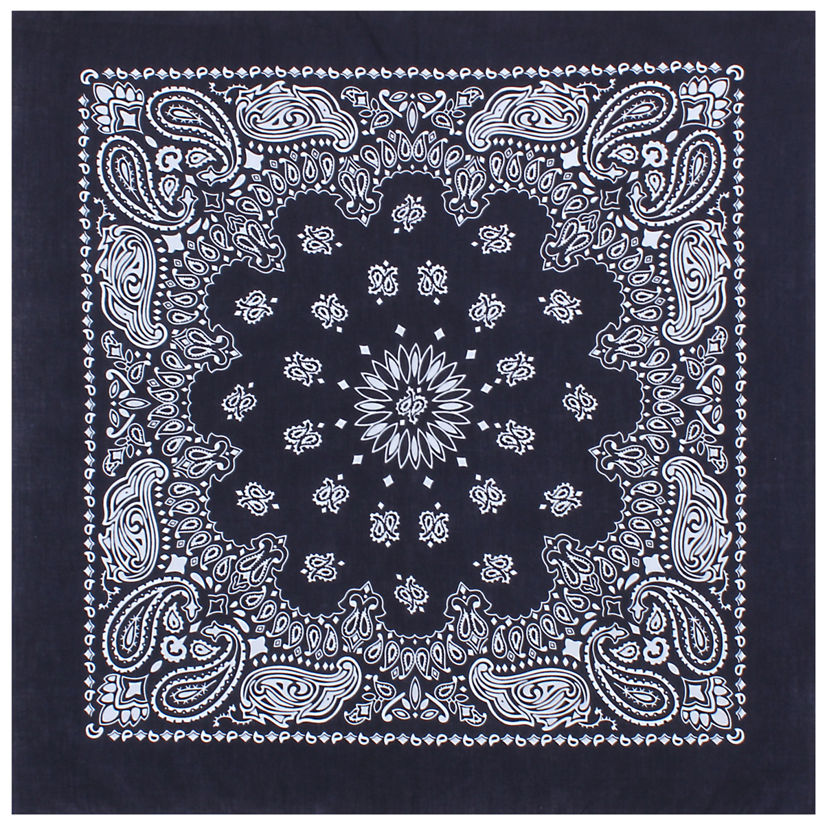 Rothco Rothco Trainmen Paisley Bandana Extra-Large - 27 X 27, Navy Blue