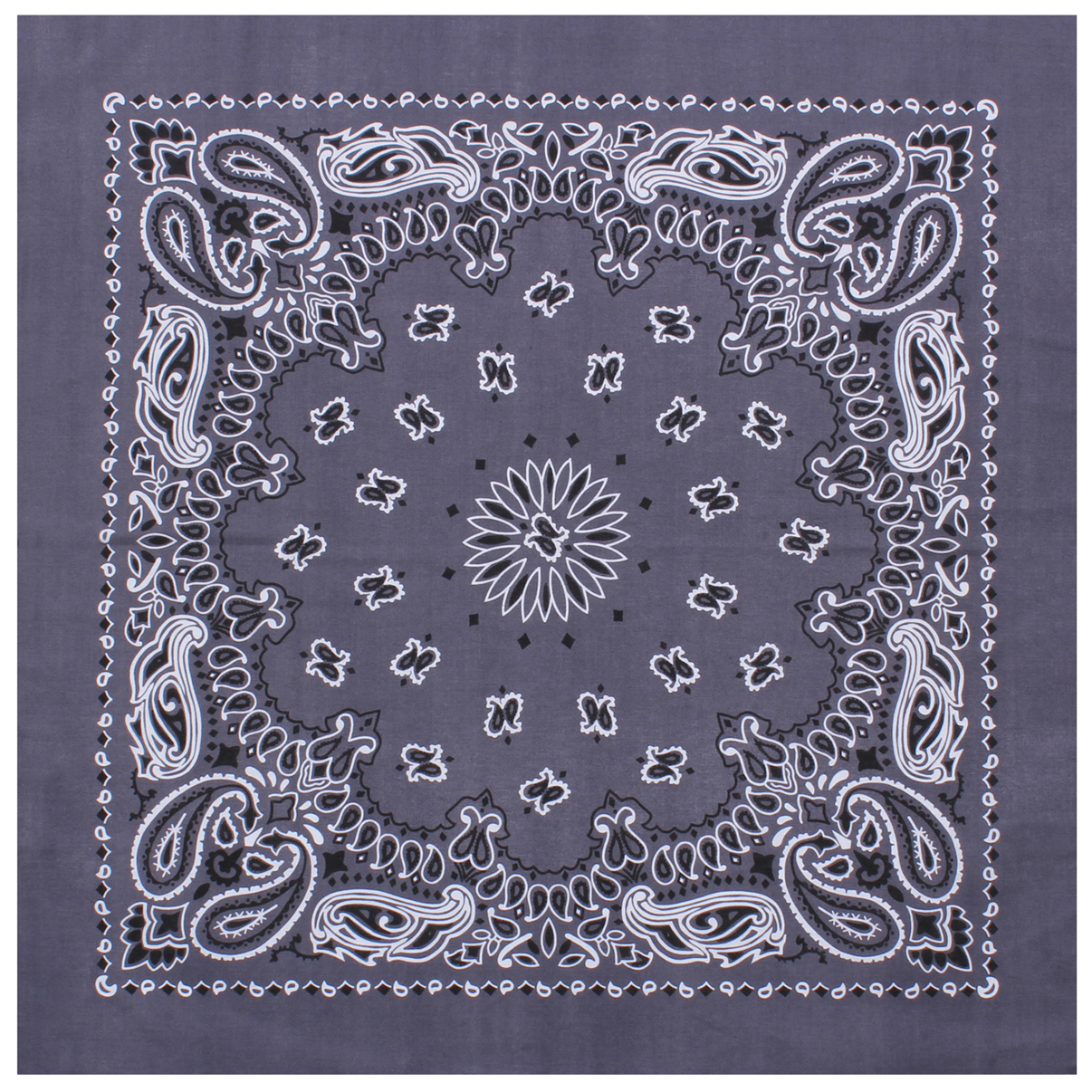 Rothco Rothco Trainmen Paisley Bandana Extra-Large - 27 X 27, Grey