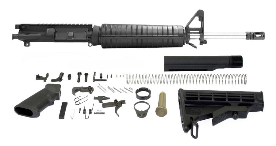 PSA 16" Mid-length 5.56 NATO 1:7 Stainless Freedom Rifle Kit - 43526