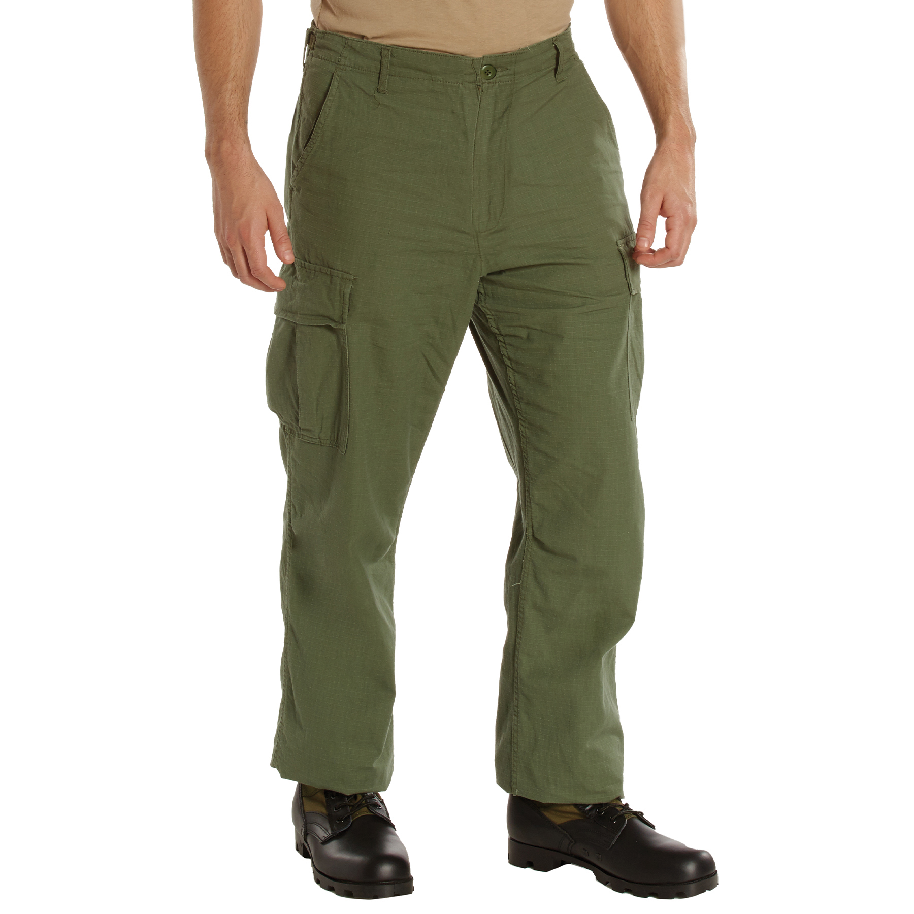 Rothco Rothco Vintage Vietnam Rip-Stop Fatigue Pants - Olive Drab, Small