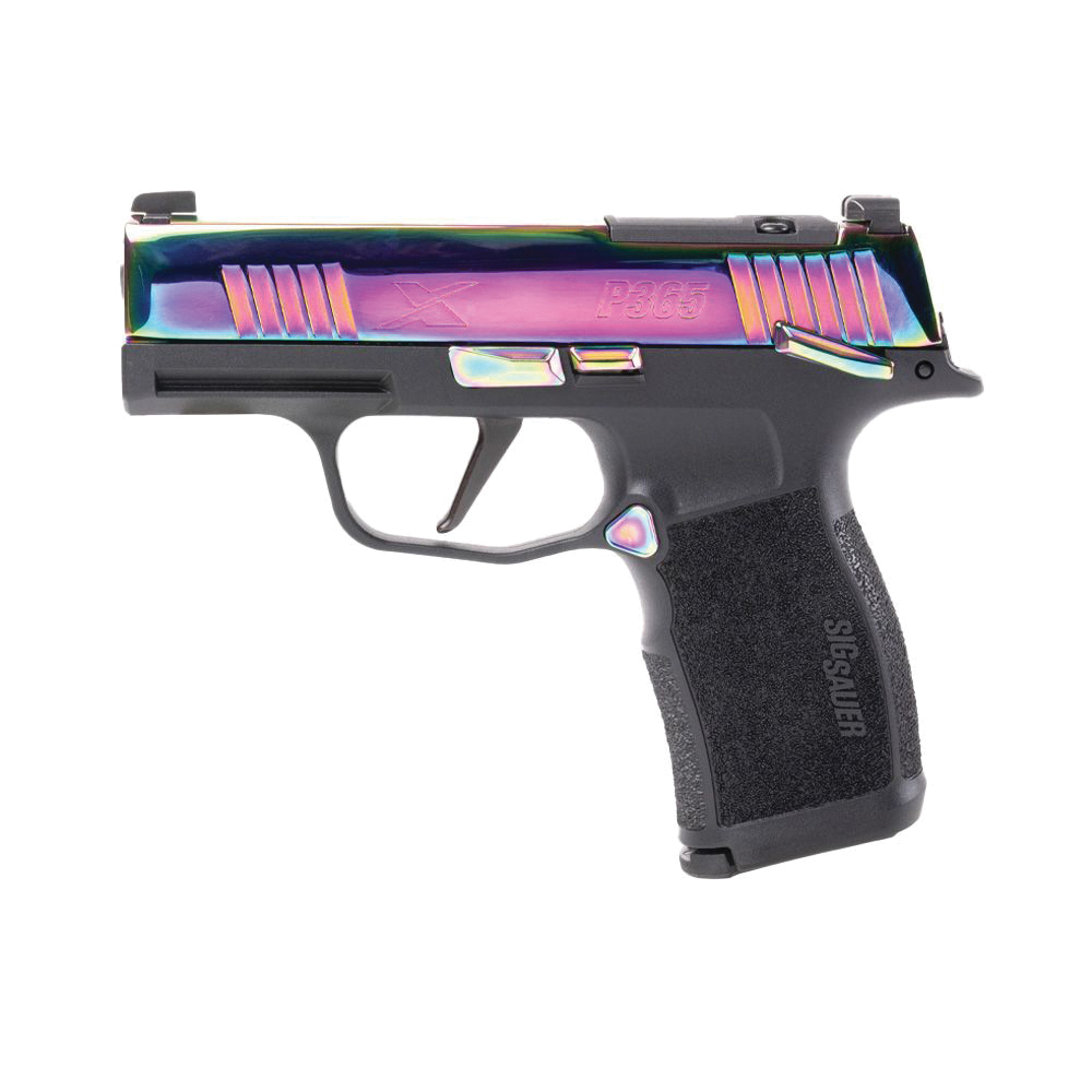 Sig P365X 9mm 12rd 3.1" Pistol w/ Rainbow Slide - 365X-9-RBT-MS - Sig Sauer