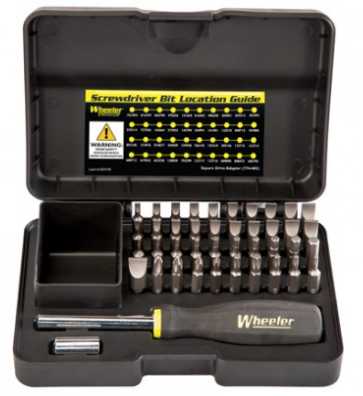 Wheeler Gunsmithing 43 Piece Screwdriver Set - 654621 - Wheeler