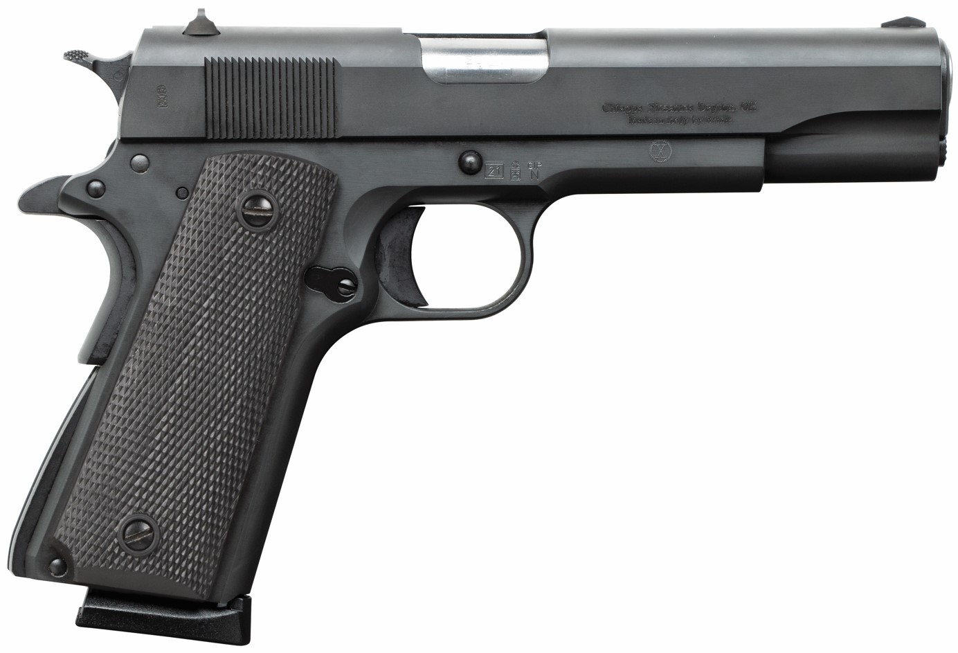 Charles Daly 1911 9mm 5" 10rd Pistol, Black w/ Black Grips - 440.136 - Charles Daly