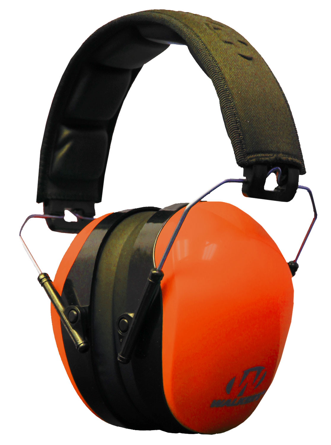 Walkers Game Ear 26 dB Dual Colored Over the Head Passive Muff, Blaze Orange/Black - GWPDCPMBO - Walkers Game Ear