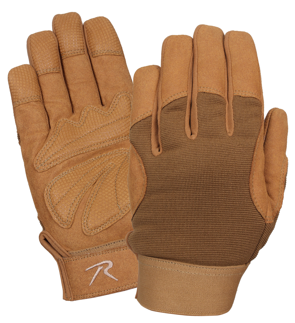 Rothco Rothco Mechanics Gloves - Coyote Brown, Medium