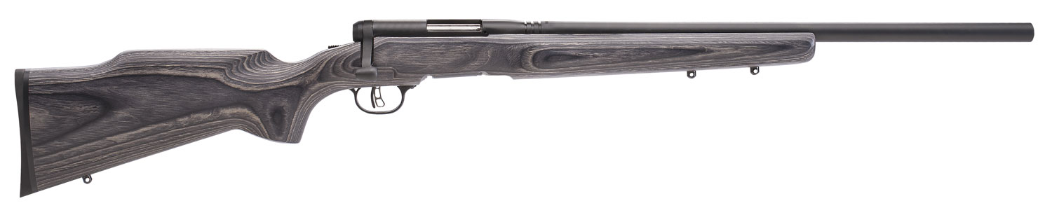 Savage Arms B.MAG 17 WSM 8 Round Bolt Action Rimfire Rifle, Varmint Beavertail - 96970 - Savage Arms