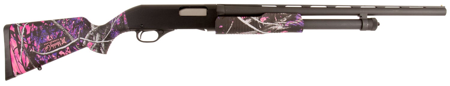 Savage Arms Stevens 320 Muddy Girl Youth 20 Gauge Pump-Action Shotgun, Matte Camouflage - 22561