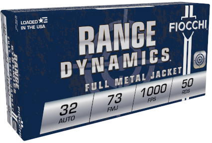Fiocchi 32 Auto/ACP 73gr FMJ 50rds Ammunition - 32AP - Fiocchi