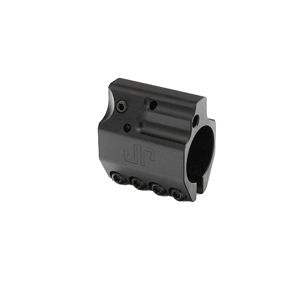 JP Enterprises 1-Piece Low-Profile Adjustable Gas Block w/Locking Adjustment 0.75", Black - Jp Enterprises