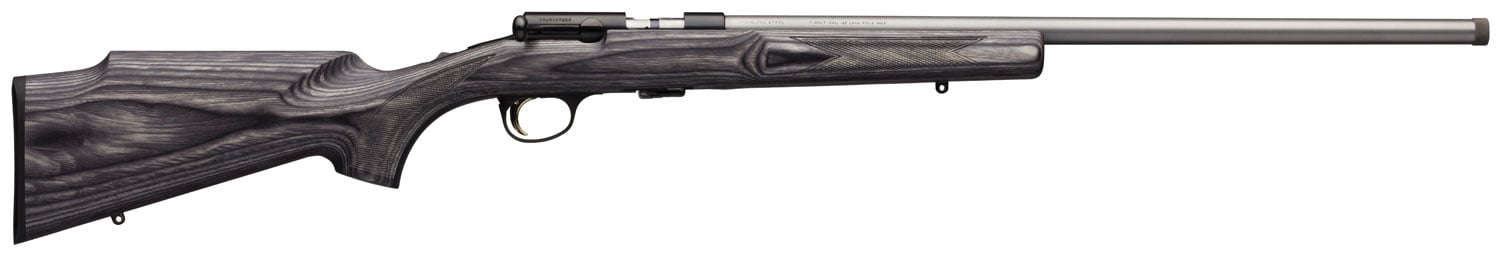 Browning T-Bolt Gray Laminated Target/Varmint Stainless 17 HMR 10 Round Bolt Action Rifle - 025236270 - Browning