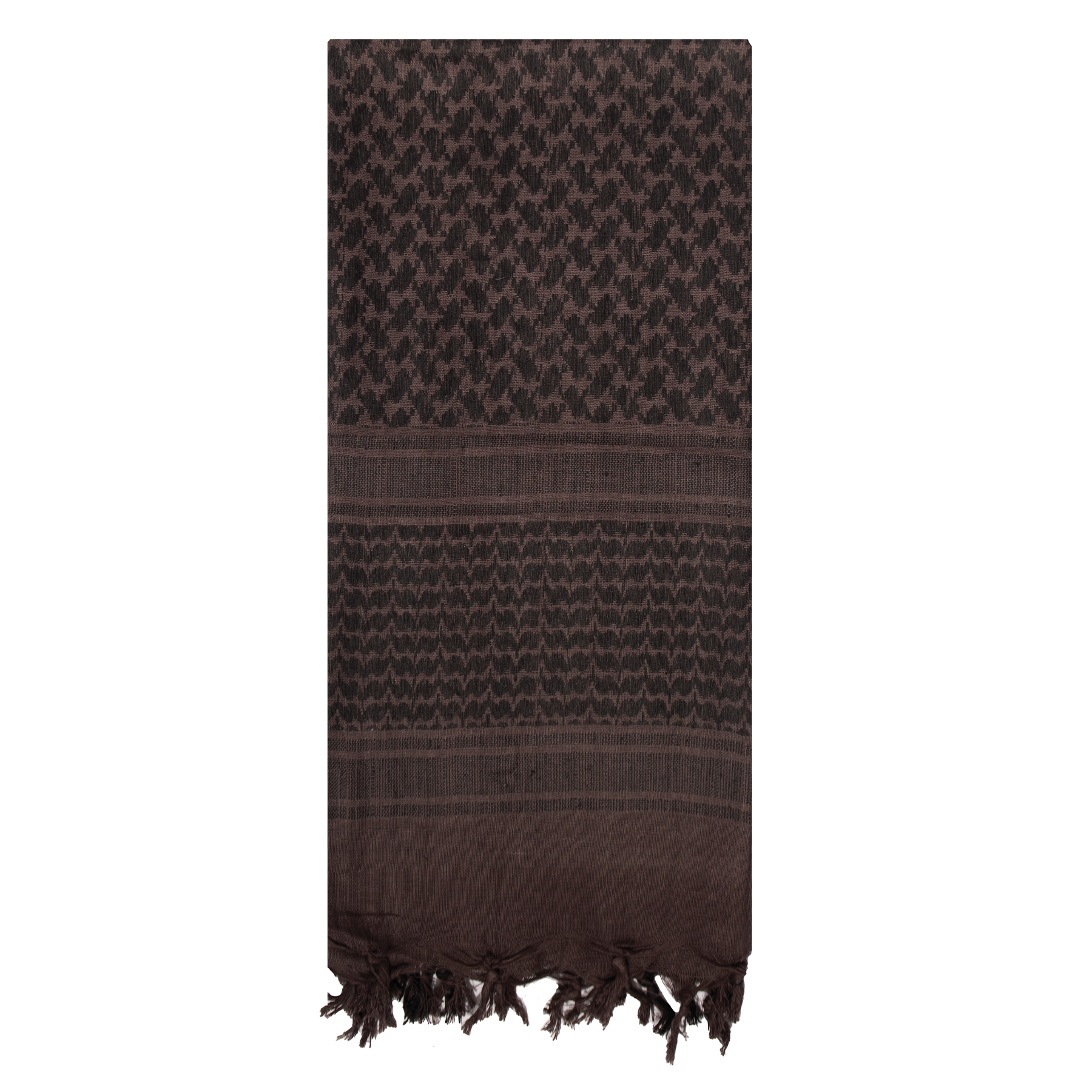 Rothco Rothco Lightweight Shemagh Tactical Desert Keffiyeh Scarf - Black - Brown