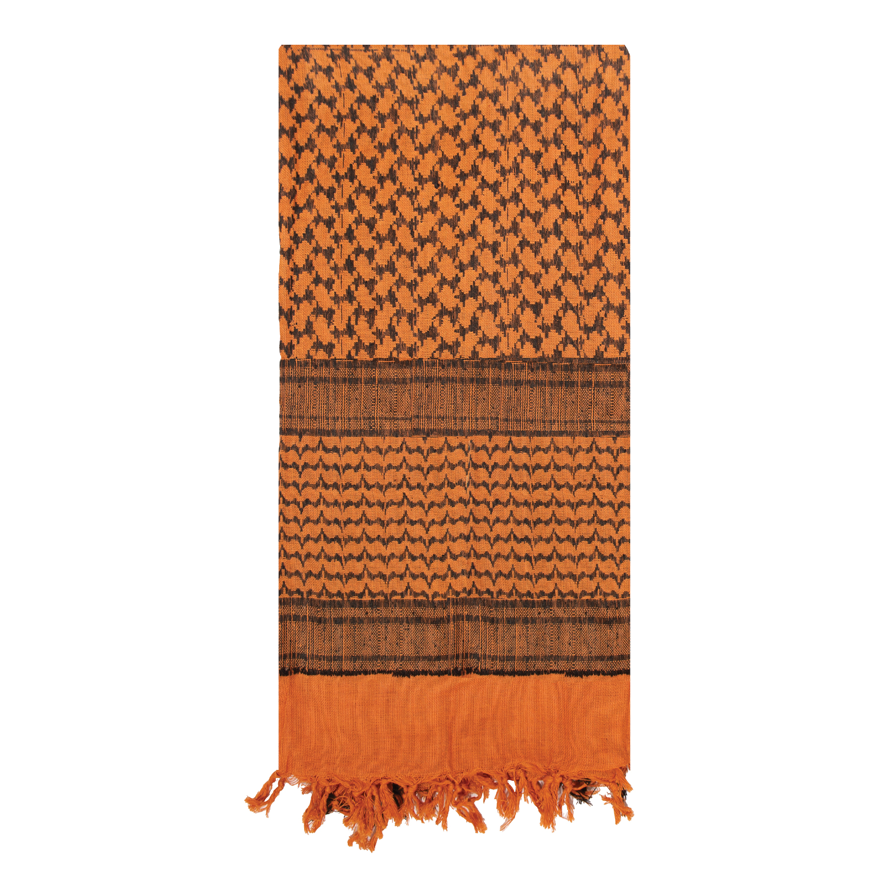 Rothco Rothco Lightweight Shemagh Tactical Desert Keffiyeh Scarf - Black - Orange