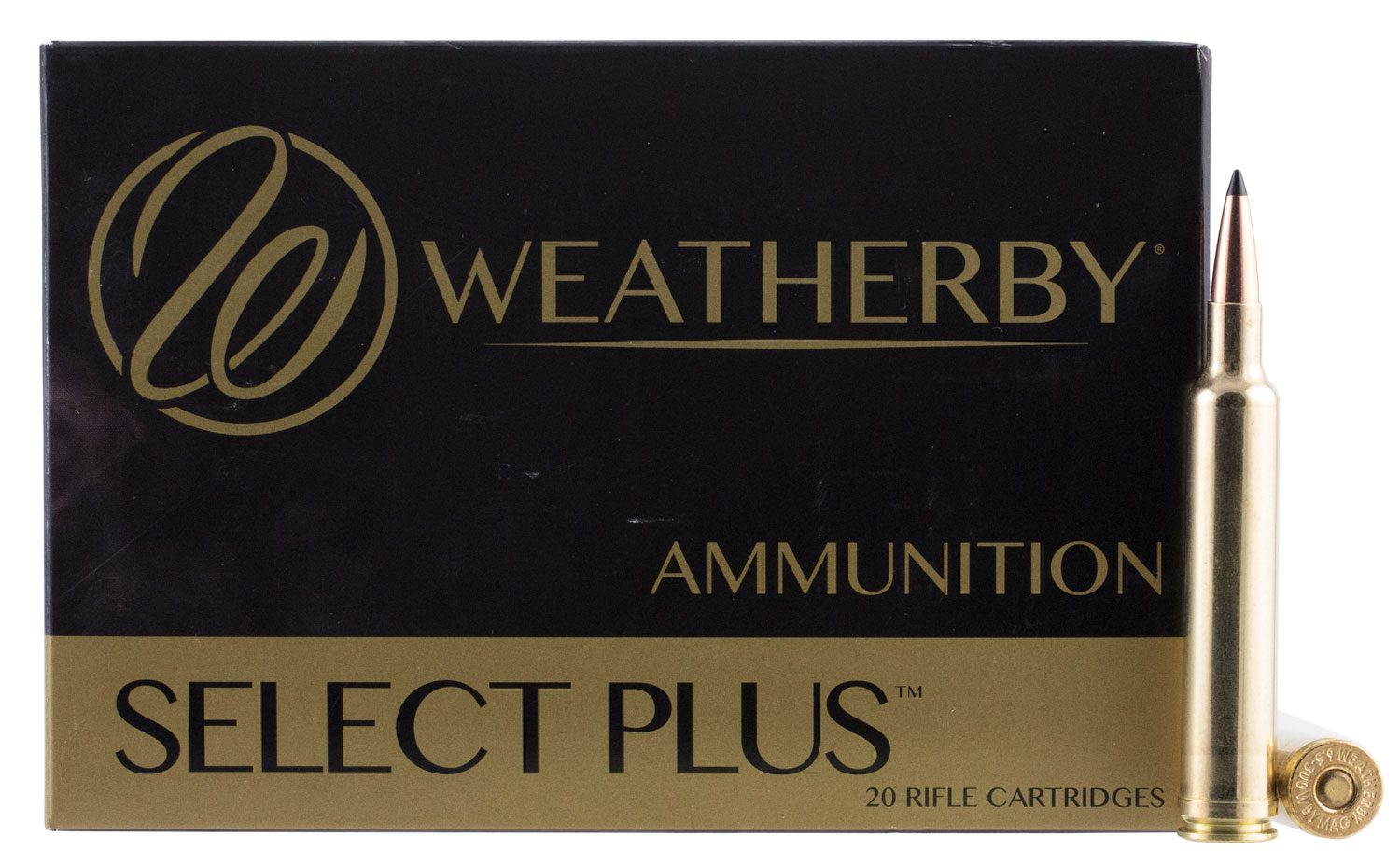 Weatherby Select Plus 6.5-300 Weatherby Mag 130 grain Swift Scirocco Rifle Ammo, 20/Box - B653130SCO