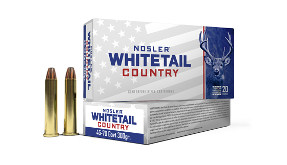 Nosler Whitetail Country 45-70 Govt 300gr SW Ammo 20rds - 40145 - Nosler