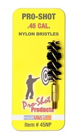 Pro-Shot .45 Cal. Nylon Bristle Pistol Brush  45NP - Proshot