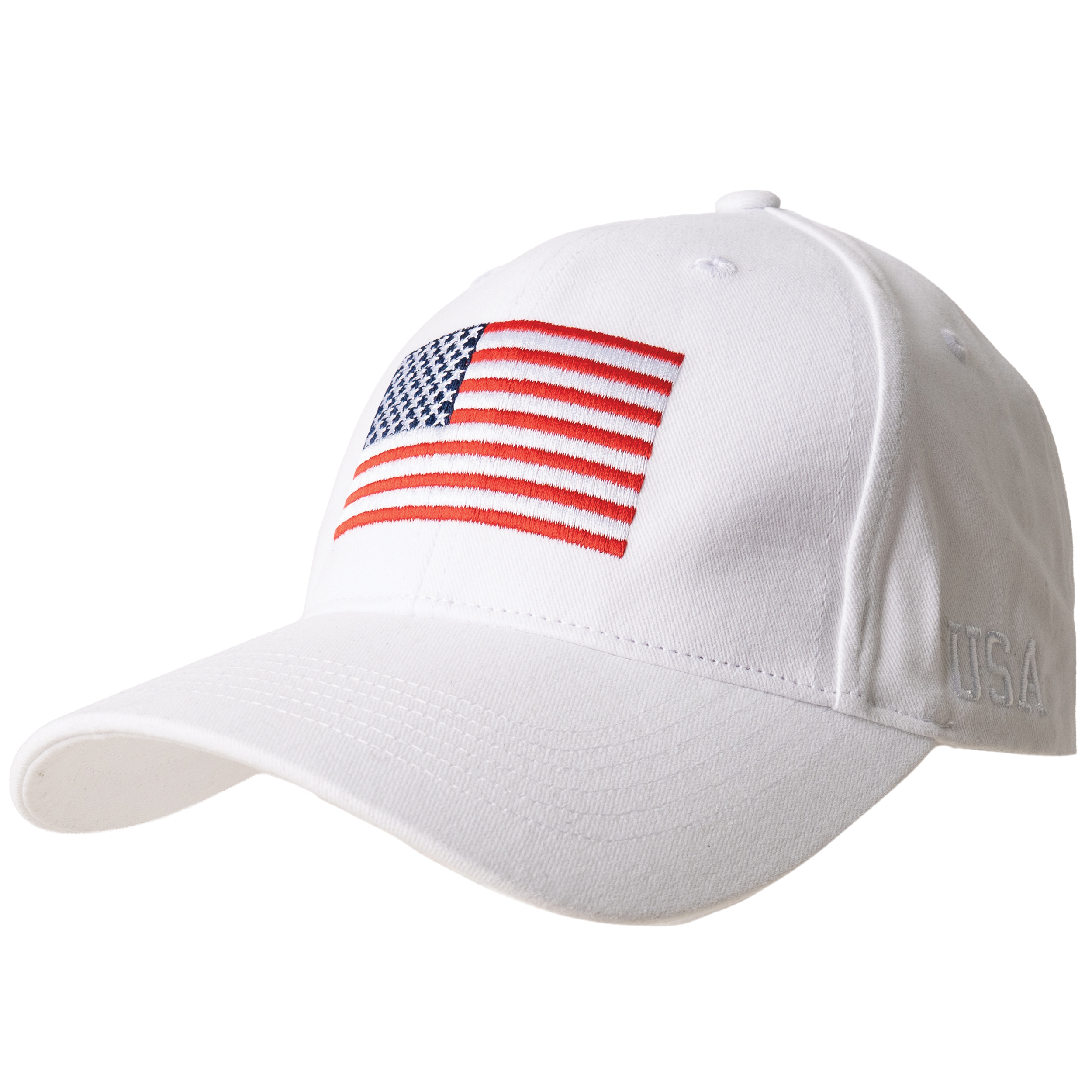 Rothco Rothco Usa Flag Low Profile Cap - White