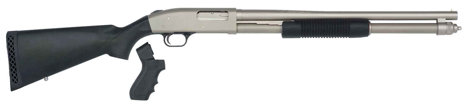 Mossberg 590 Mariner 9 Shot 12 Gauge Pump-Action Shotgun, Black - 50299 - Mossberg