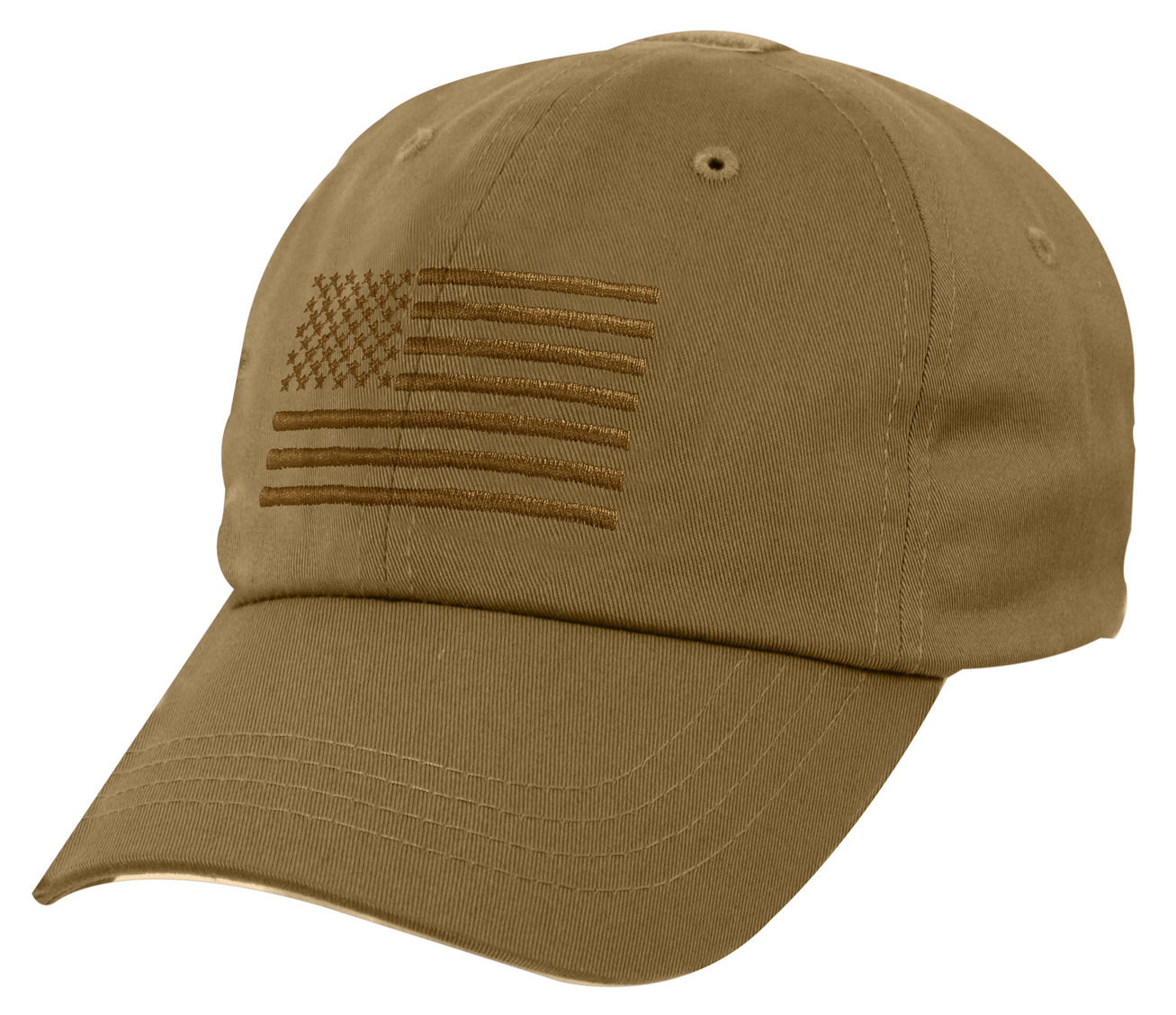 Rothco Rothco Tactical Operator Cap With Us Flag - Coyote Brown