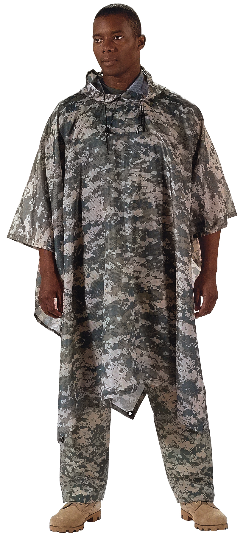 Rothco Rothco G.I. Type Rip-Stop Poncho - Acu Digital Camo