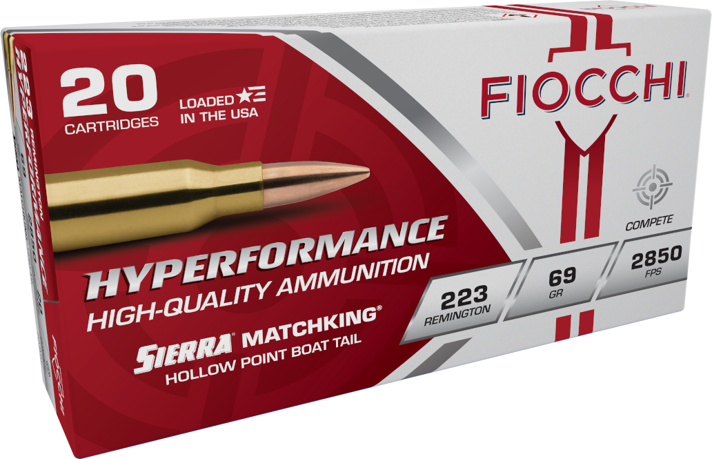 Fiocchi 223 69gr HPBT Match King Ammunition 20rds - 223MKC