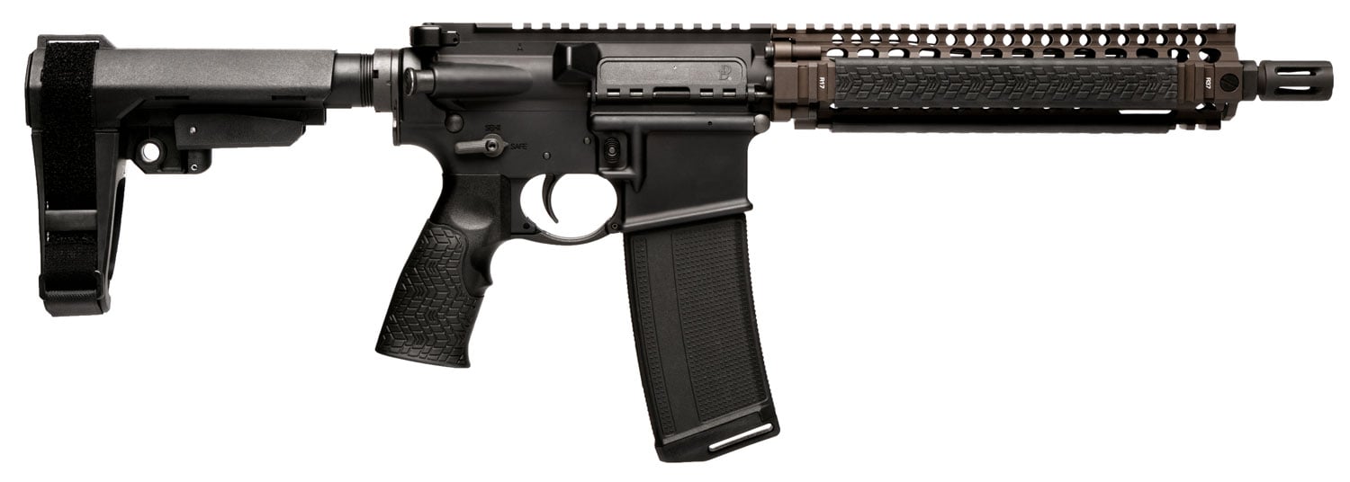 Daniel Defense MK18 5.56 NATO 30+1 AR Pistol, Anodized Matte Black - 02-088-06030 - Daniel Defense
