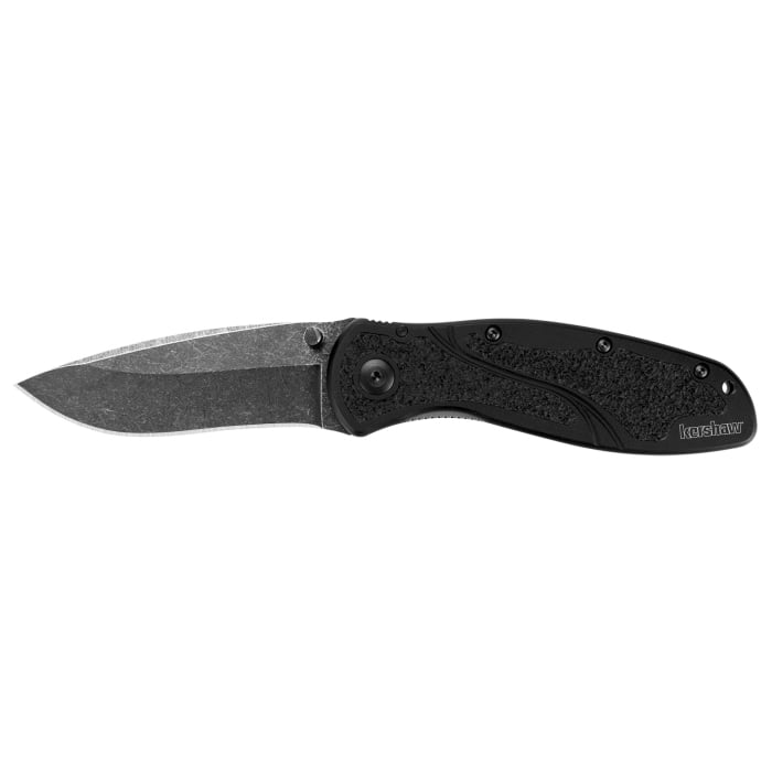 Kershaw Blur Folding Knife Plain, Black - Kershaw