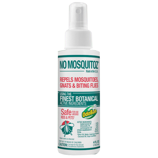 Nonatz Inc. No Mosquitoz Organic Insect Repellent, 4 oz - Nonatz Inc.