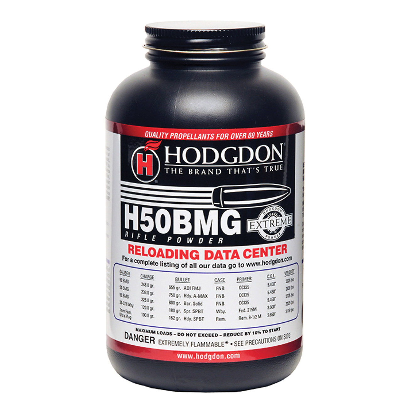 Hodgdon H50BMG 8 lb Rifle Powder - 50MG8 - Hodgdon