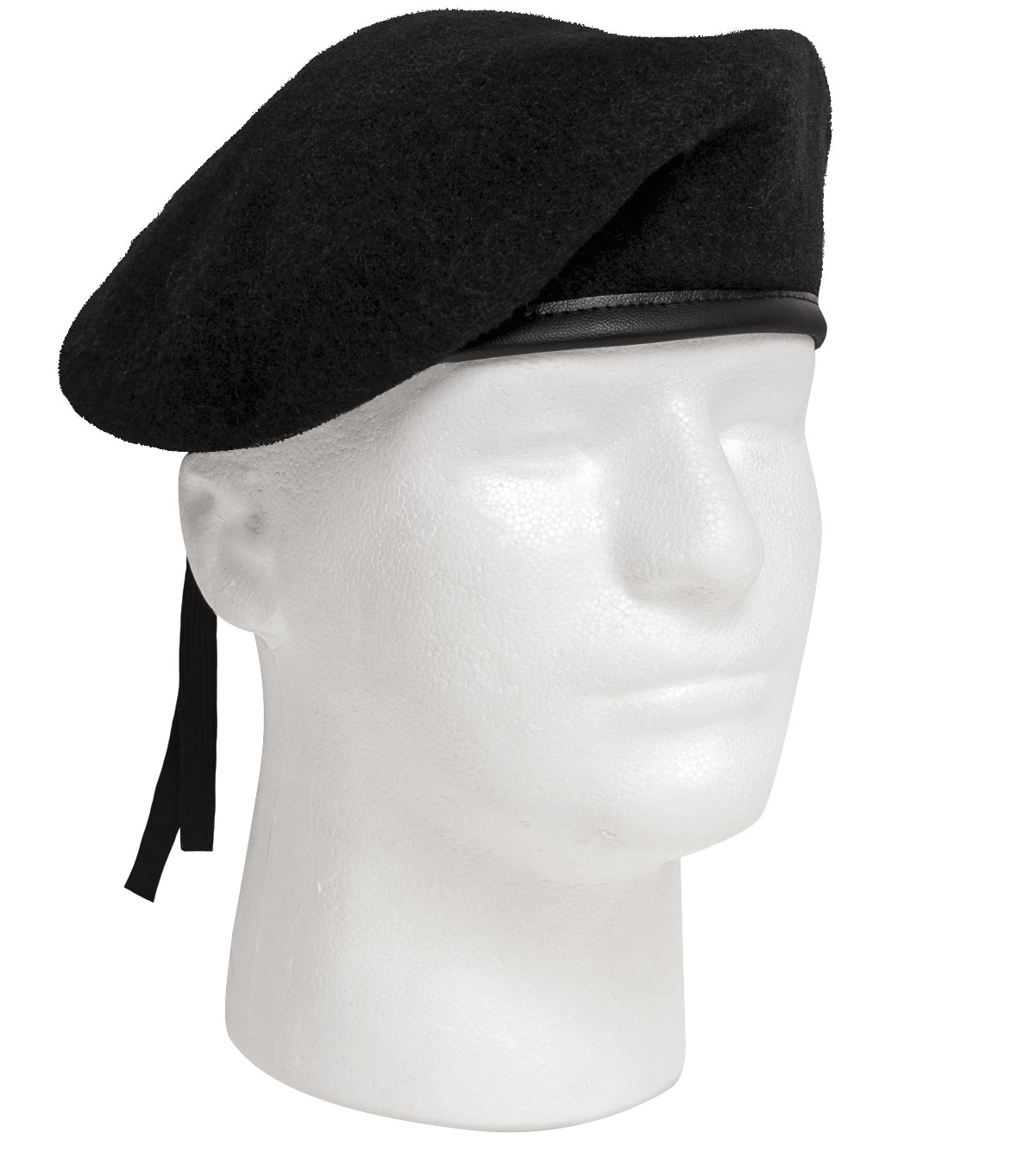 Rothco Rothco G.I. Style Beret - Black, Head Size 7 1-2