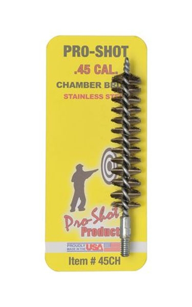 Pro-Shot .45 Cal. Stainless Steel Chamber Brush 45CH - Proshot