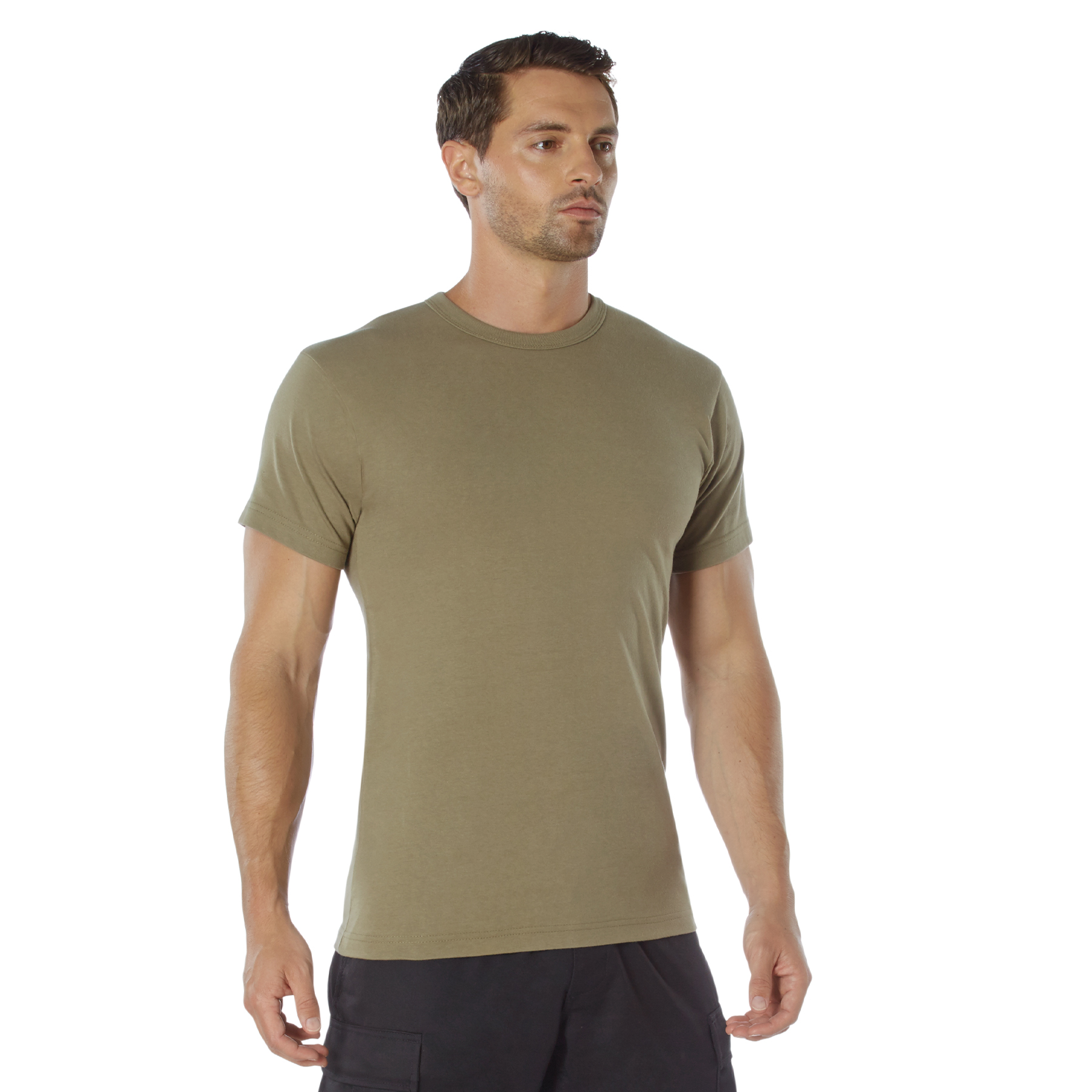 Rothco Rothco Heavyweight T-Shirts - Ar 670-1 Coyote Brown, Medium